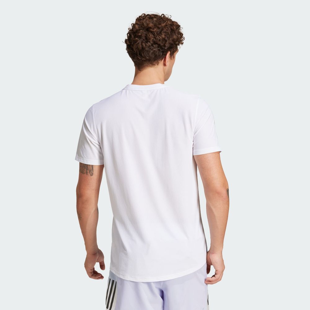 Foto 5 pulgar | Playera Own The Run Climacool Colorblock Adidas Blanco Hombre
