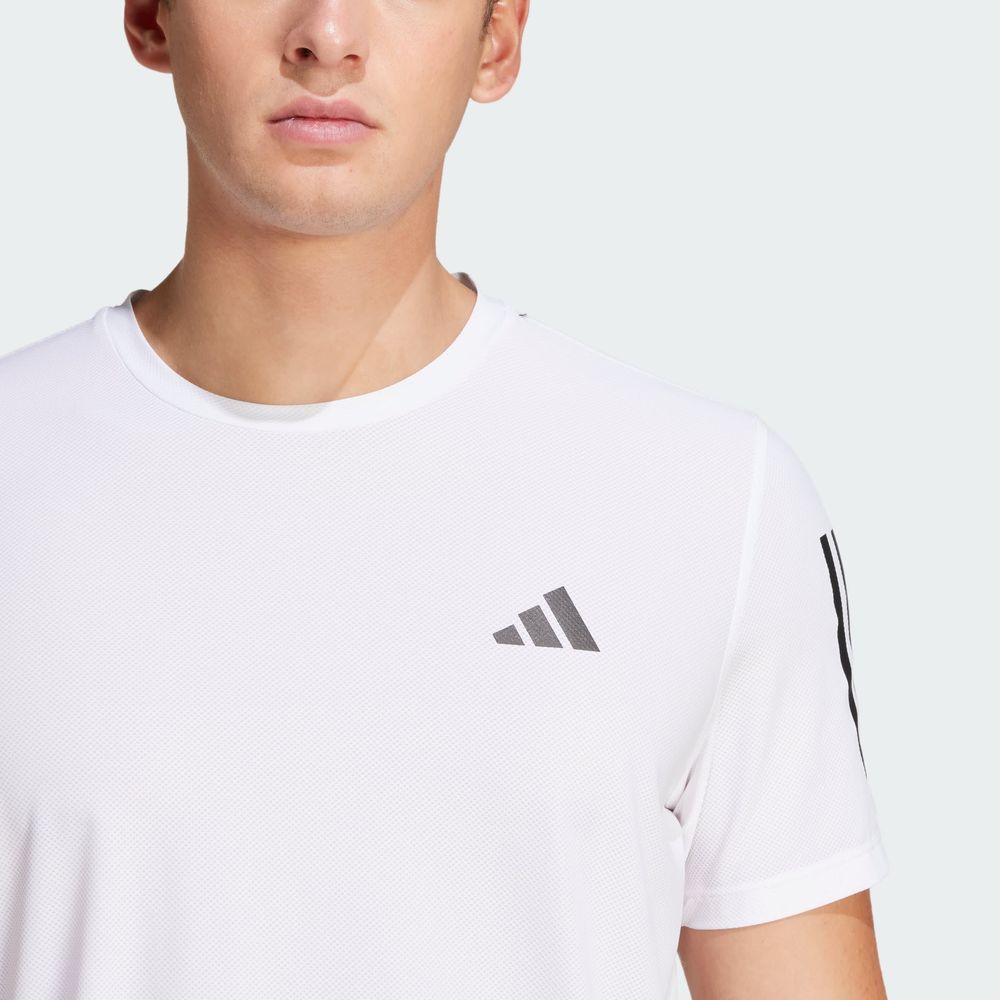 Foto 7 pulgar | Playera Own The Run Climacool Colorblock Adidas Blanco Hombre