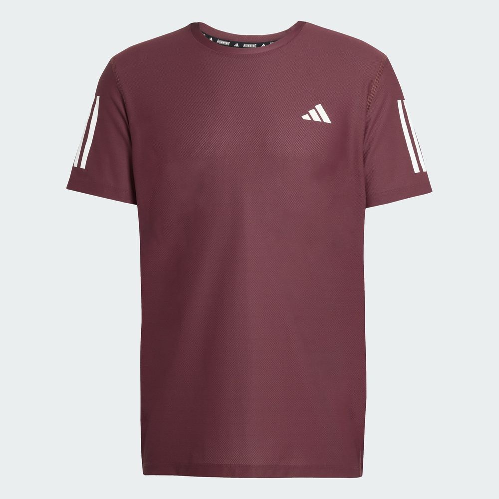 Foto 4 pulgar | Playera Own The Run Adidas Rojo Hombre
