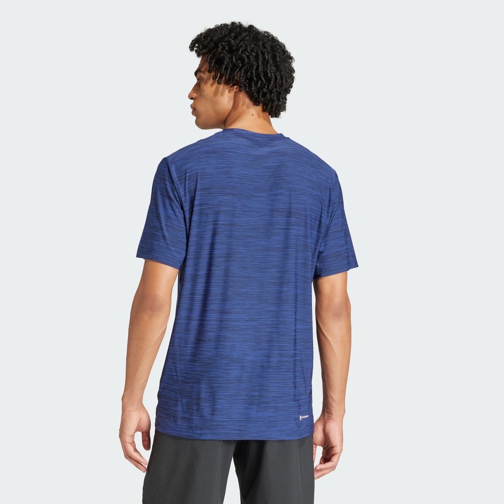 Foto 5 pulgar | Playera De Entrenamiento Train Essentials Elástica Adidas Azul Hombre