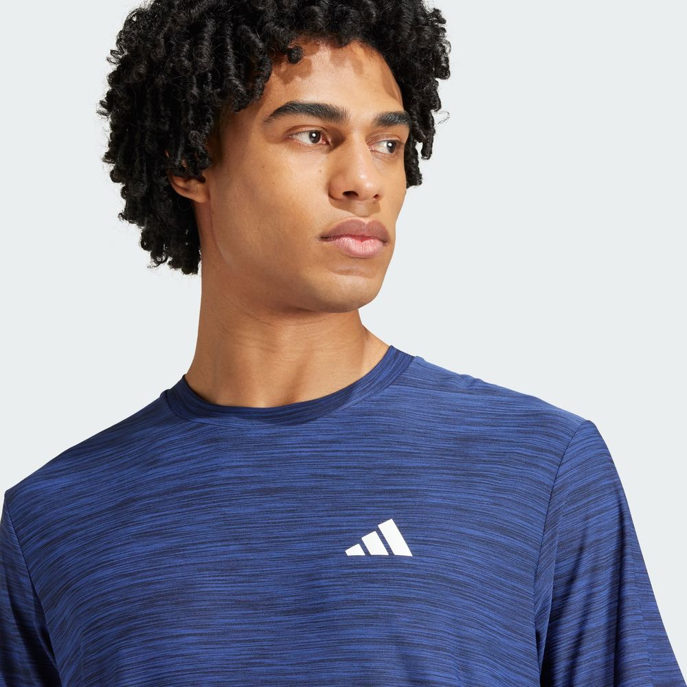Foto 7 pulgar | Playera De Entrenamiento Train Essentials Elástica Adidas Azul Hombre