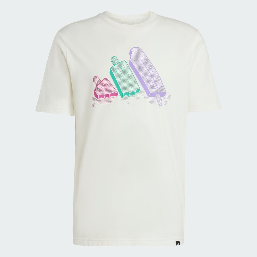 Foto 3 | Playera Adidas M L Ice Tee Blanca para Hombre