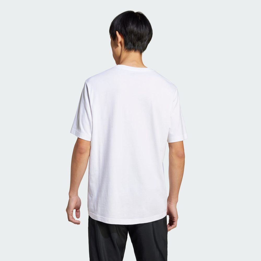 Foto 5 pulgar | Playera Estampada Lounge Slide Adidas Blanco Hombre