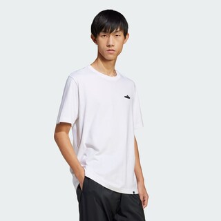 Foto 5 | Playera Estampada Lounge Slide Adidas Blanco Hombre