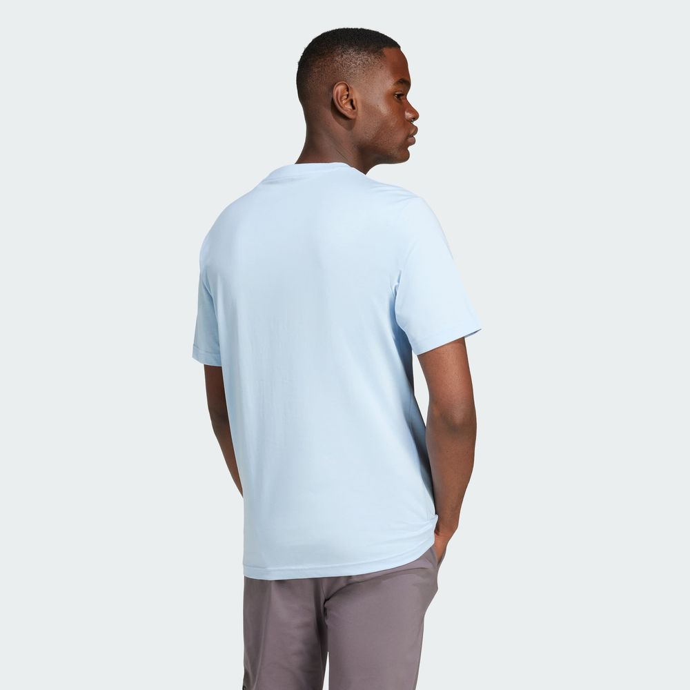 Foto 5 pulgar | Playera Adidas Diseño Innovador Azul para Hombre