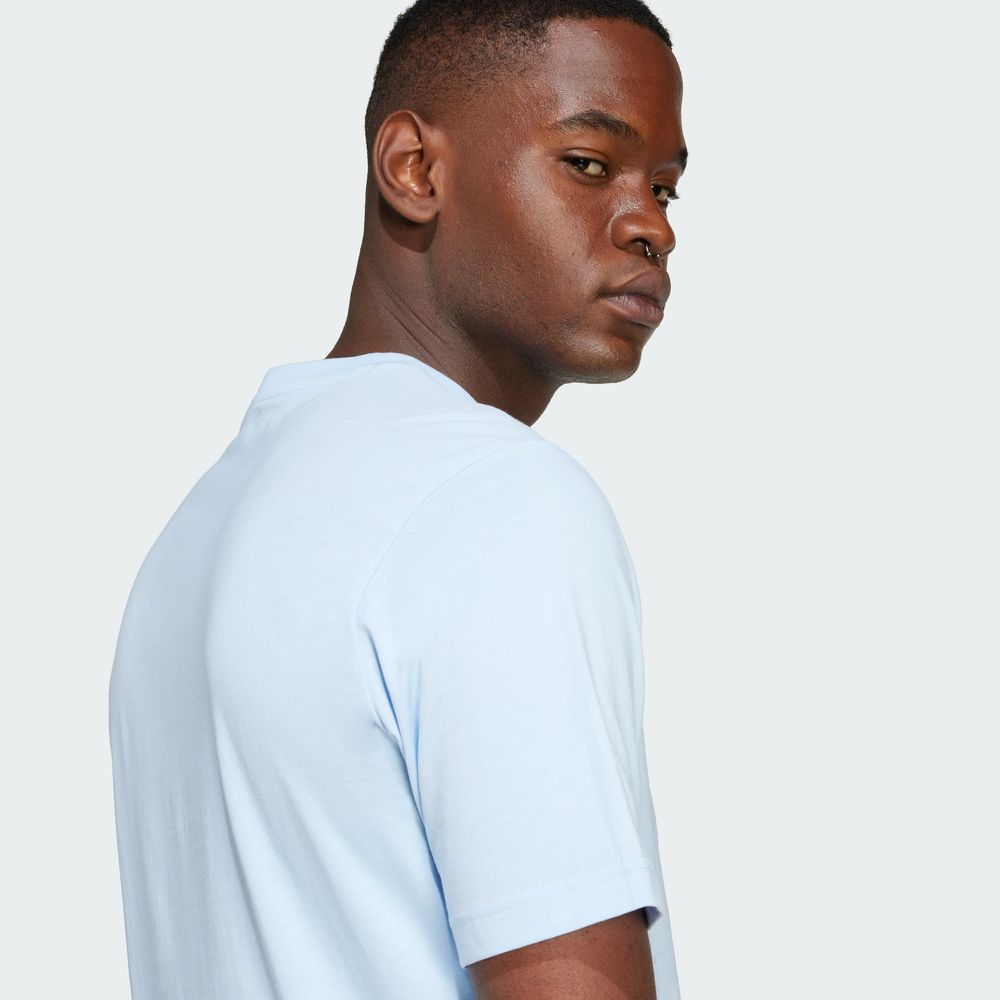 Foto 8 pulgar | Playera Adidas Diseño Innovador Azul para Hombre