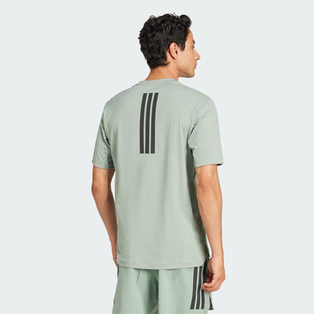 Foto 5 pulgar | Power 3s Tee Adidas Verde Hombre