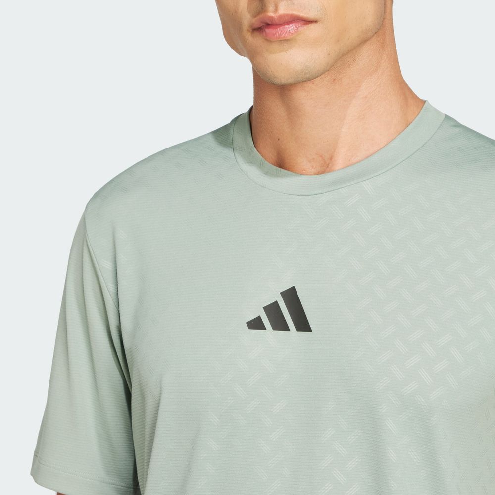 Foto 7 pulgar | Power 3s Tee Adidas Verde Hombre