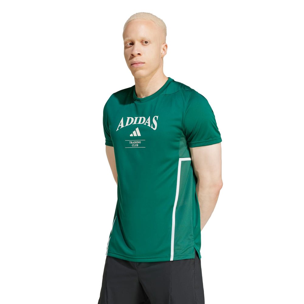Foto 3 pulgar | D4t Heritage Tee Adidas Verde Hombre