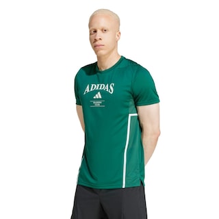 Foto 2 | D4t Heritage Tee Adidas Verde Hombre