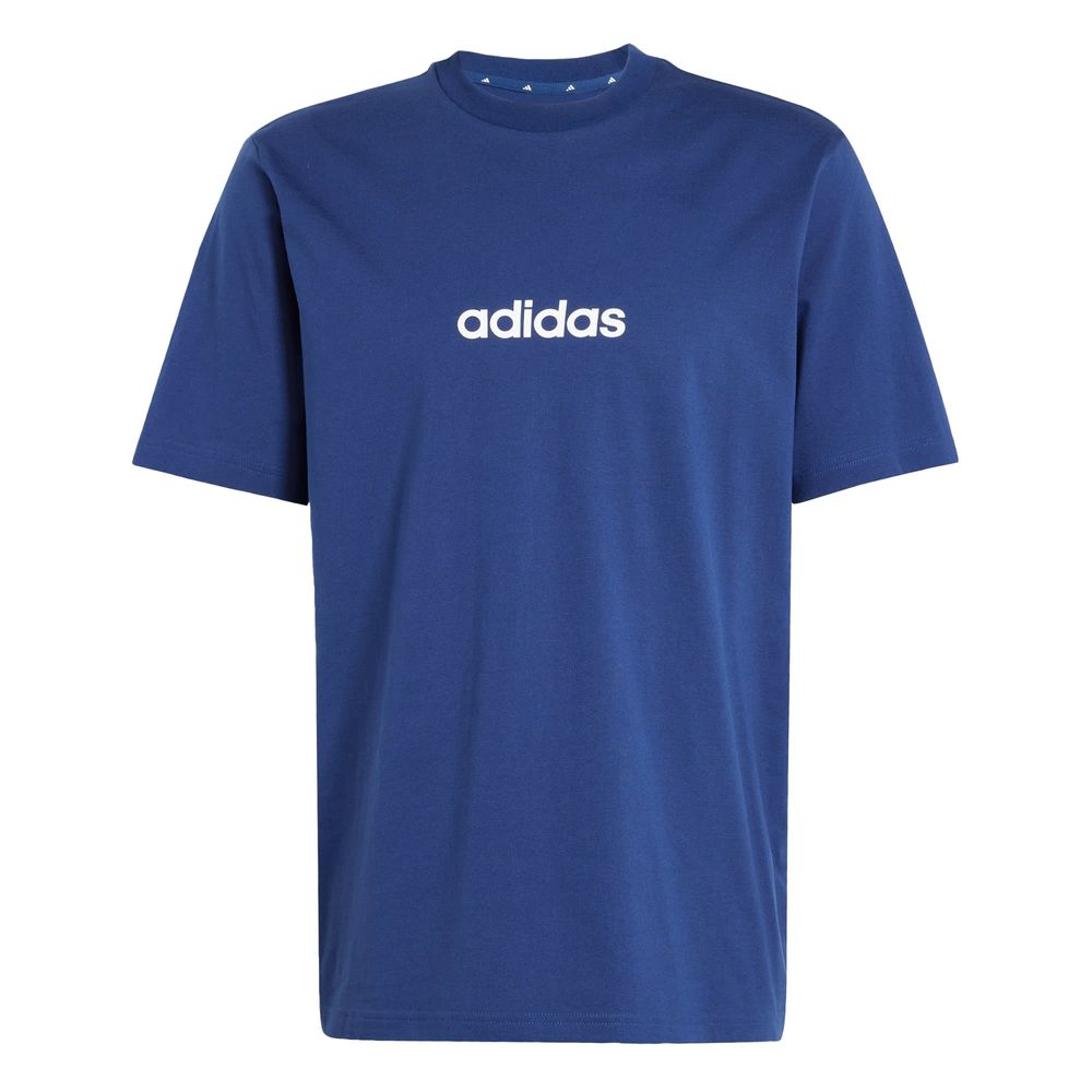 Foto 2 pulgar | M Lin Sj T Adidas Azul Hombre