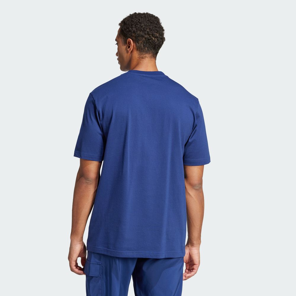 Foto 4 | M Lin Sj T Adidas Azul Hombre