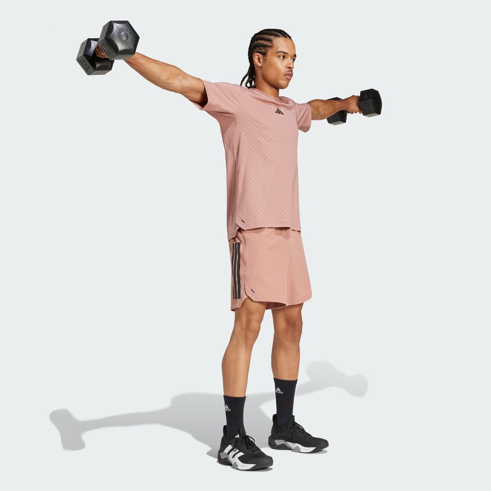 Foto 6 pulgar | Power 3s Tee Adidas Rosa Hombre