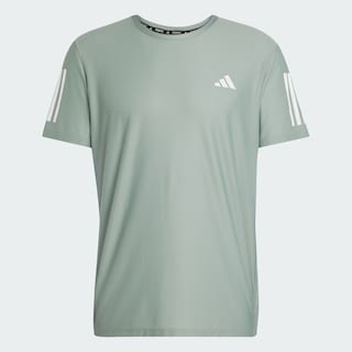 Foto 3 | Playera Own The Run Adidas Verde Hombre
