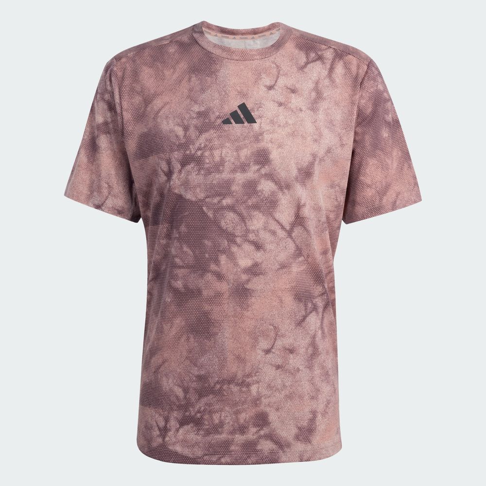 Foto 4 pulgar | Playera Adidas Power Aop Tee Rosa