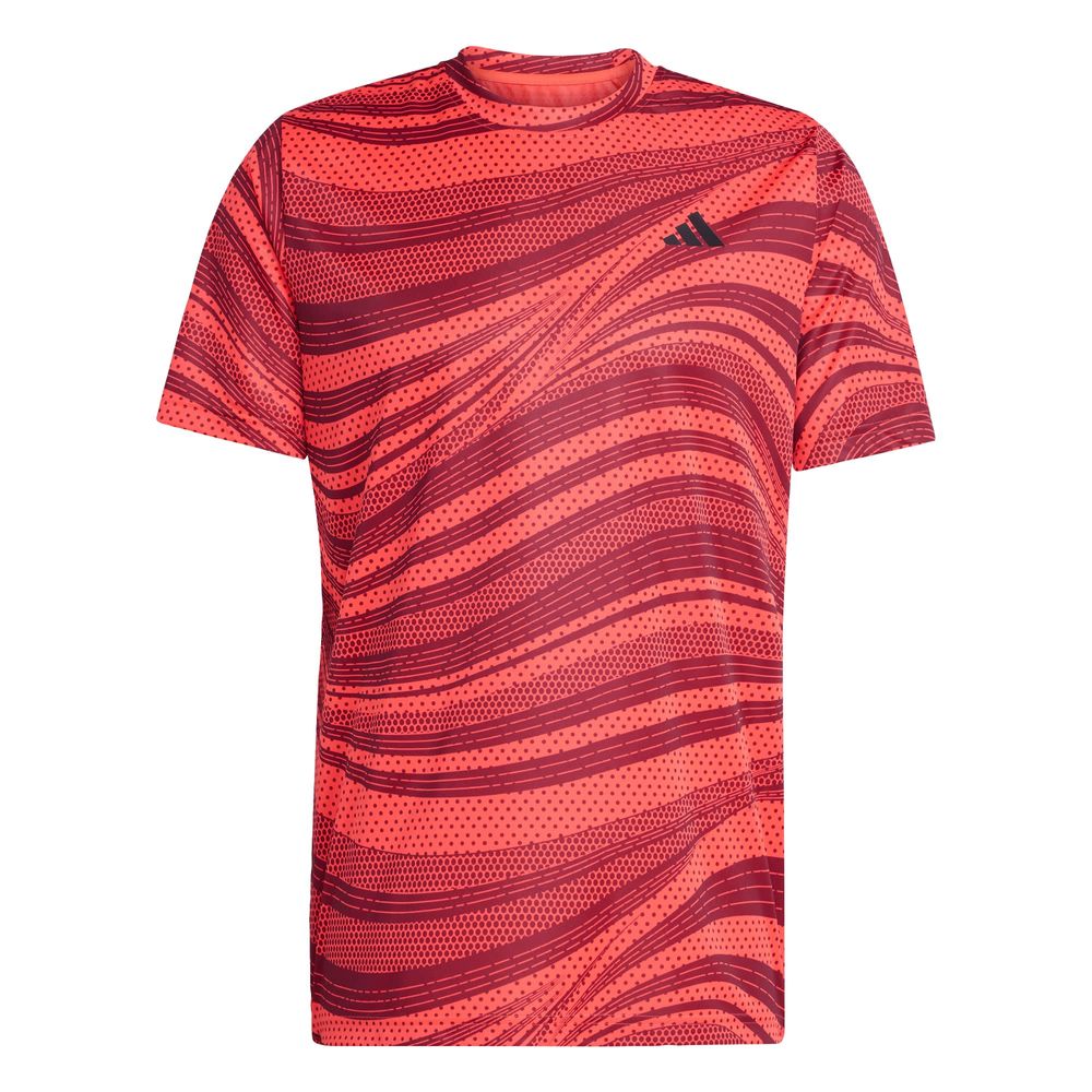 Playera Club Climacool Estampada Para Tenis Adidas Granate Hombre