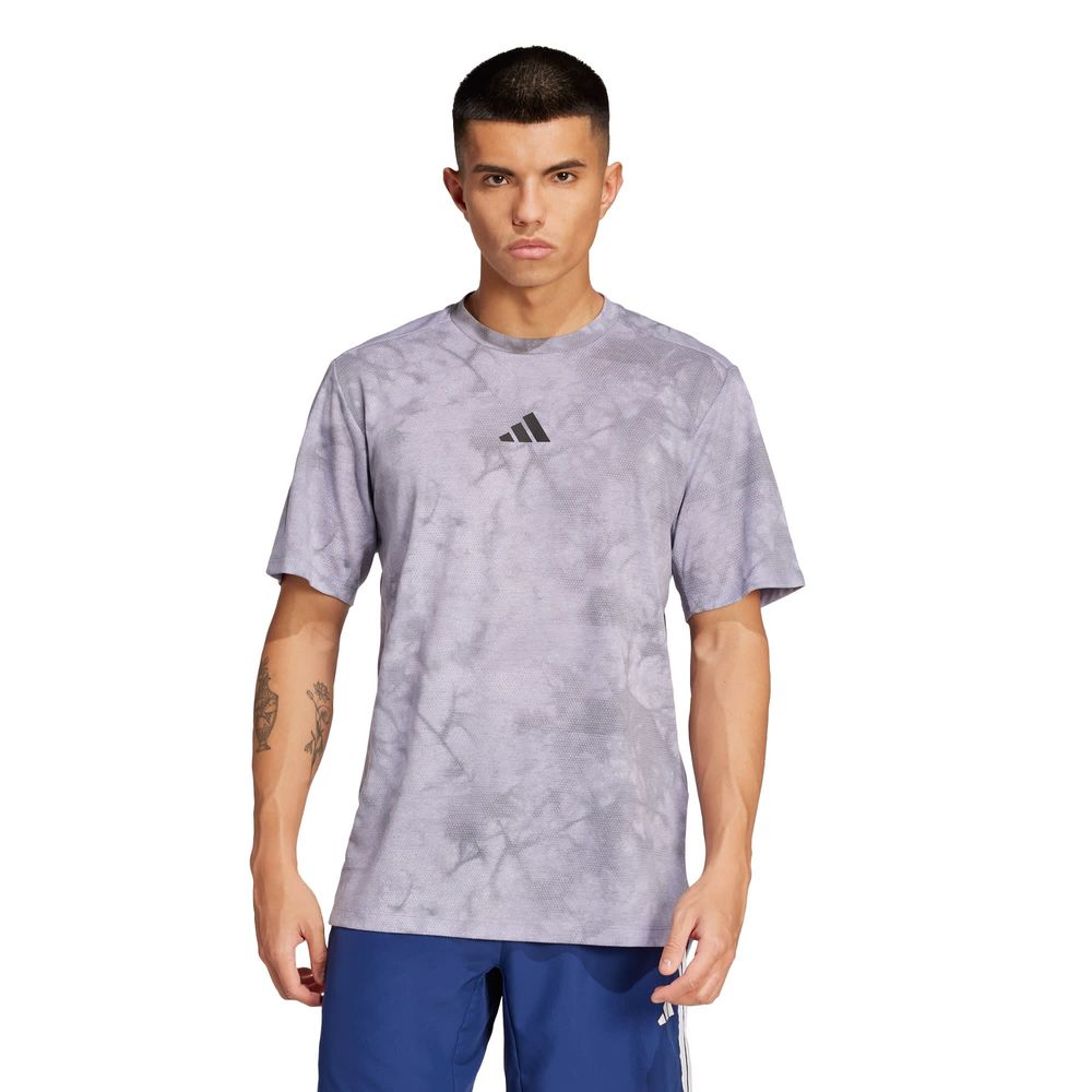 Foto 3 pulgar | Playera Power Estampada Adidas Violeta Hombre