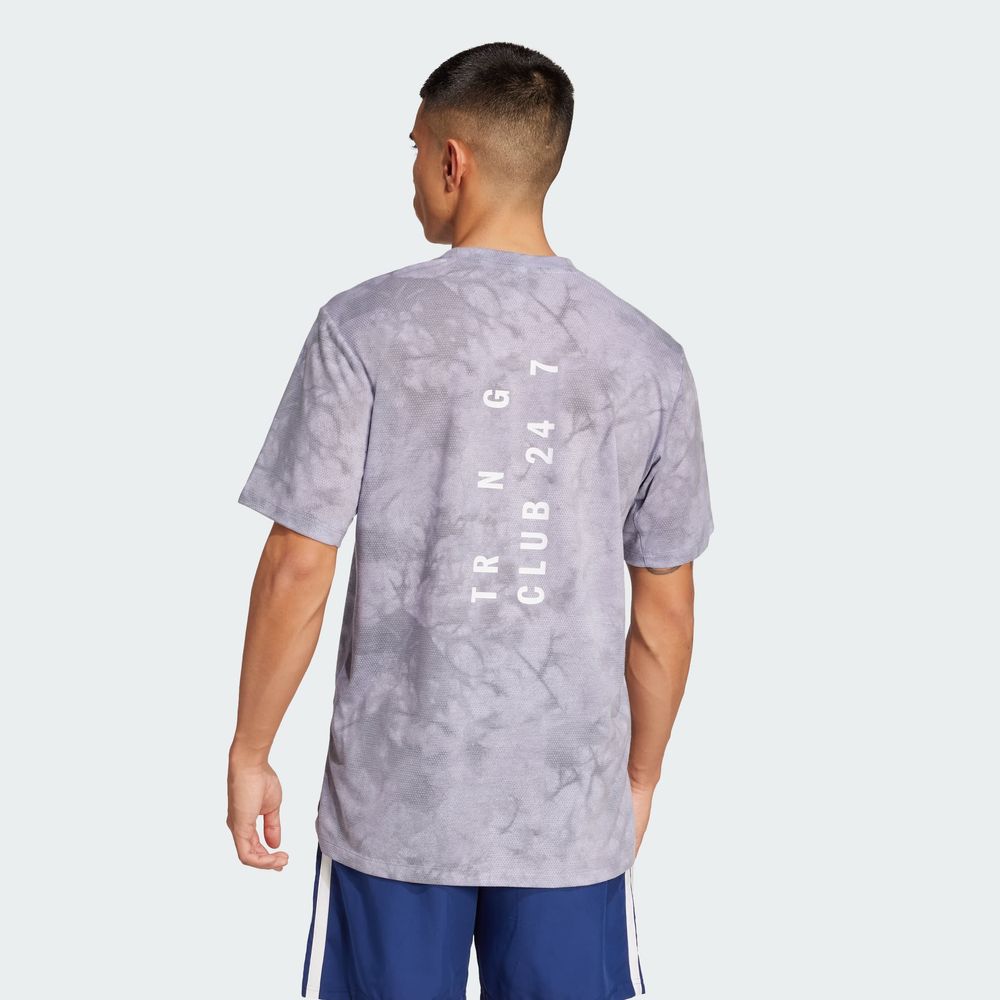 Foto 5 pulgar | Playera Power Estampada Adidas Violeta Hombre