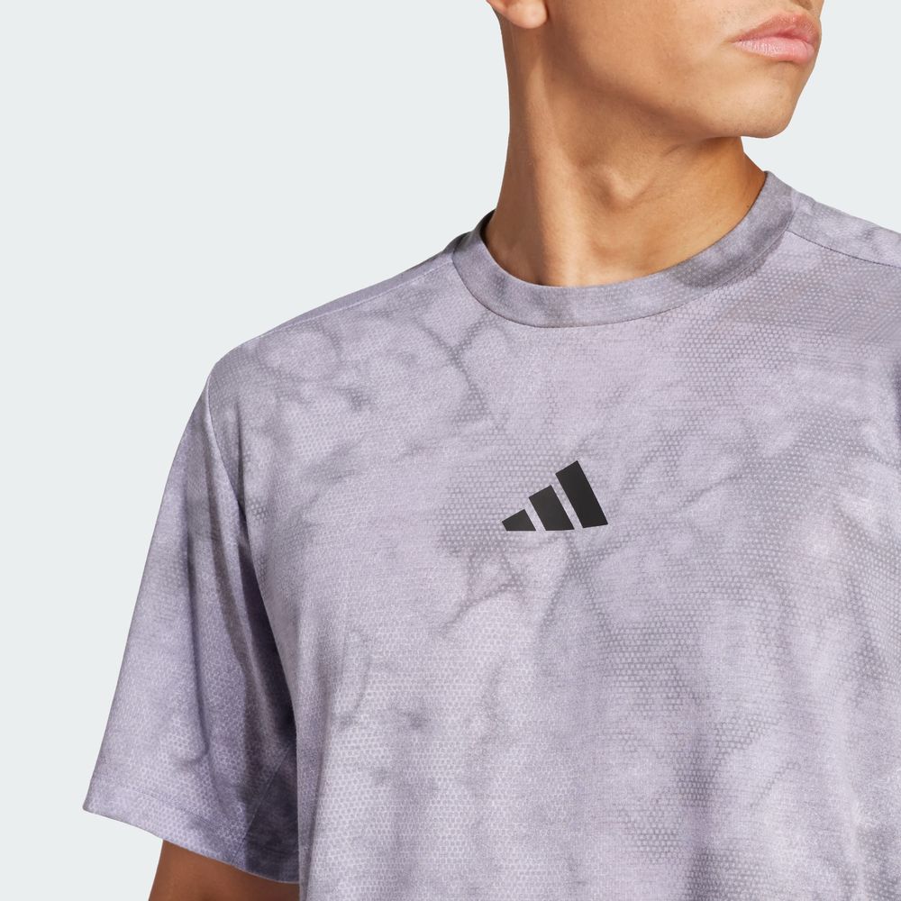 Foto 7 pulgar | Playera Power Estampada Adidas Violeta Hombre