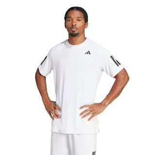 Foto 2 | Playera Club Tennis Climacool Tres Franjas Adidas Blanco Hombre