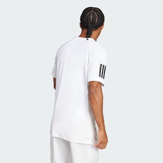 Foto 4 | Playera Club Tennis Climacool Tres Franjas Adidas Blanco Hombre