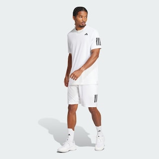 Foto 6 | Playera Club Tennis Climacool Tres Franjas Adidas Blanco Hombre