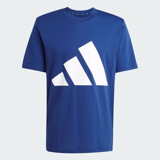Foto 3 | Playera Essentials Logo Grande Adidas Azul Hombre