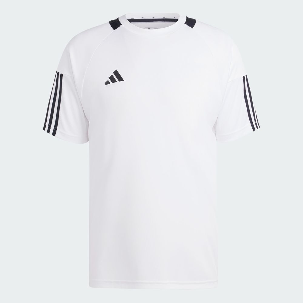 Foto 4 pulgar | Playera Sereno Aeroready 3 Franjas Adidas Blanco Hombre