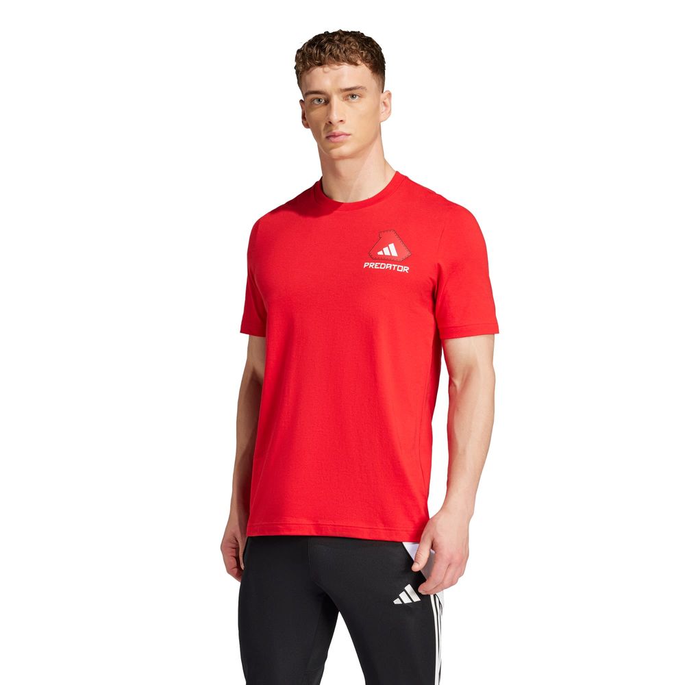 Foto 3 pulgar | Playera Predator History Estampada Adidas Rojo Hombre