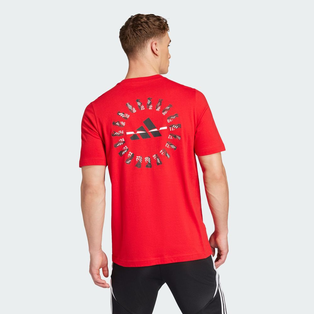 Foto 5 pulgar | Playera Predator History Estampada Adidas Rojo Hombre