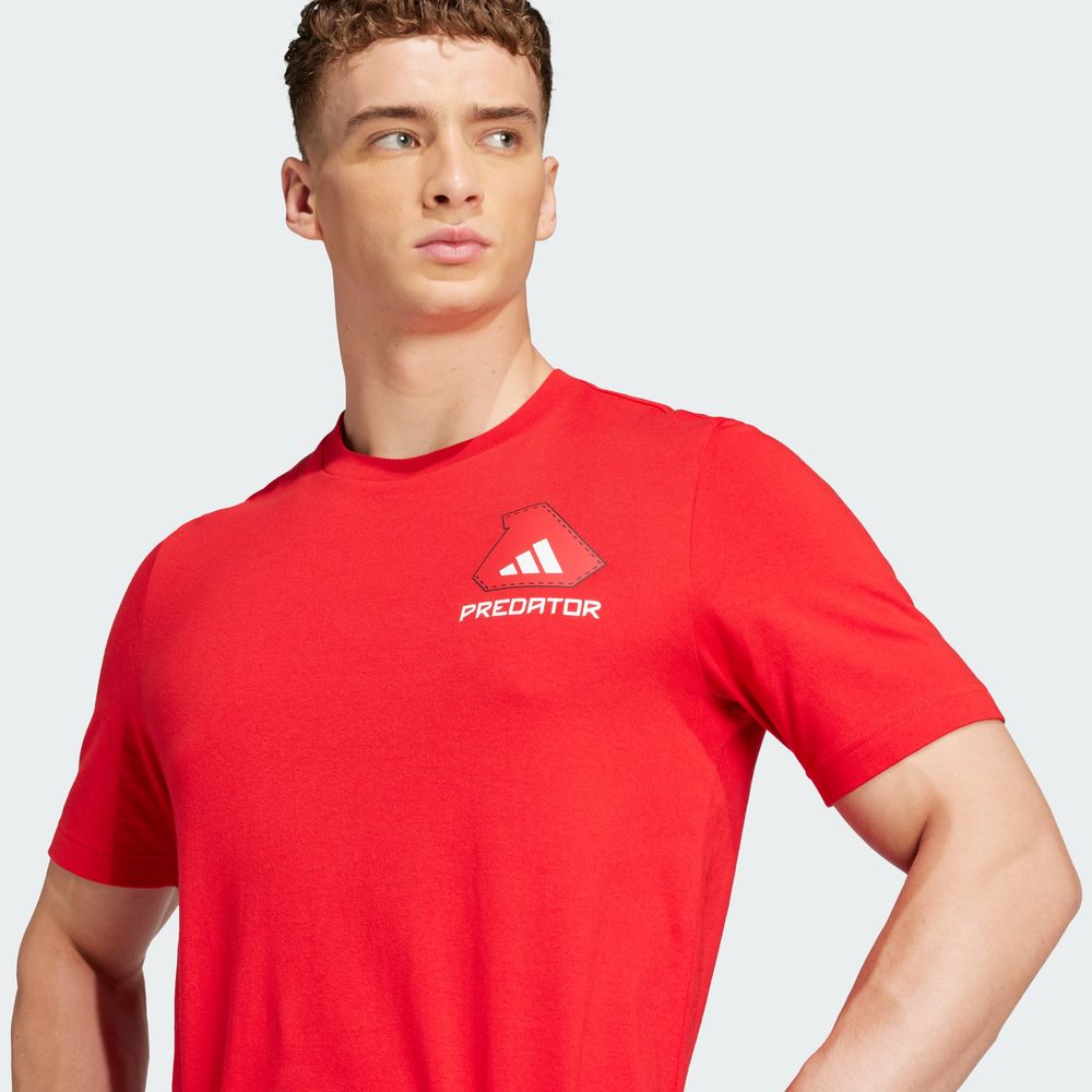 Foto 7 pulgar | Playera Predator History Estampada Adidas Rojo Hombre
