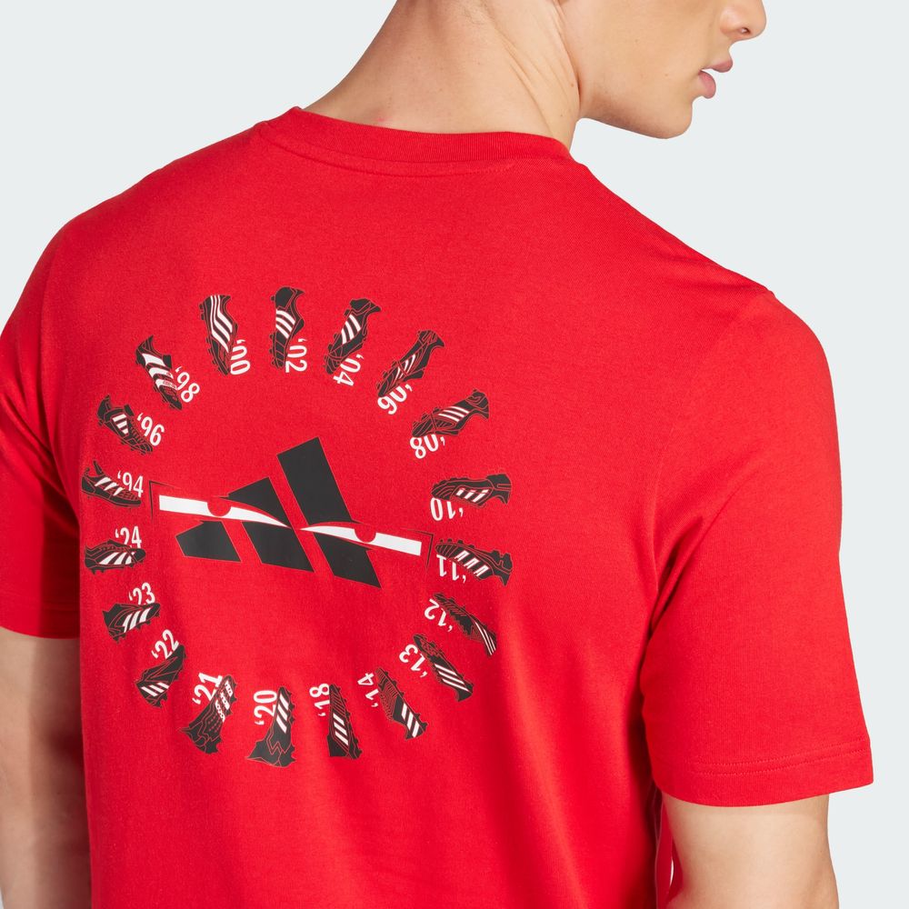 Foto 8 pulgar | Playera Predator History Estampada Adidas Rojo Hombre