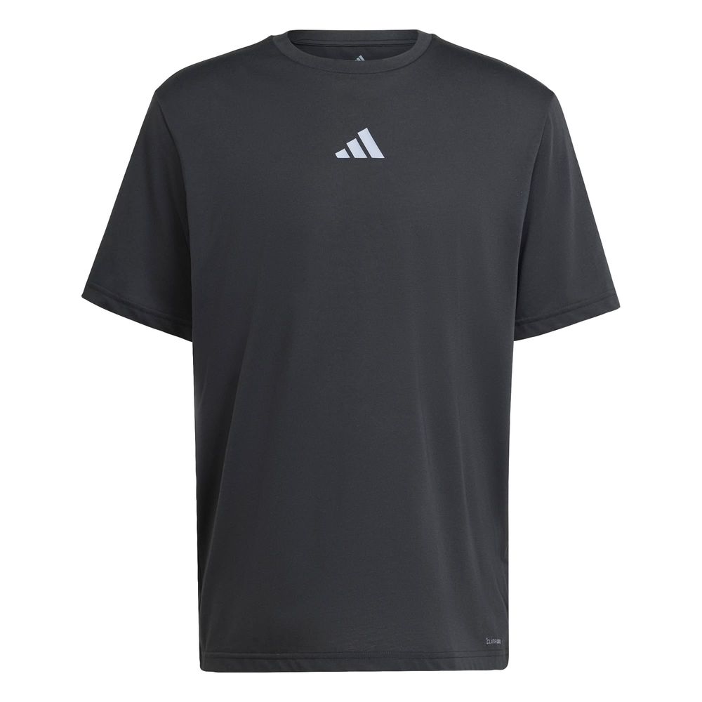 Playera De Entrenamiento Climacool One Rep At A Time Estampada Adidas Negro Hombre