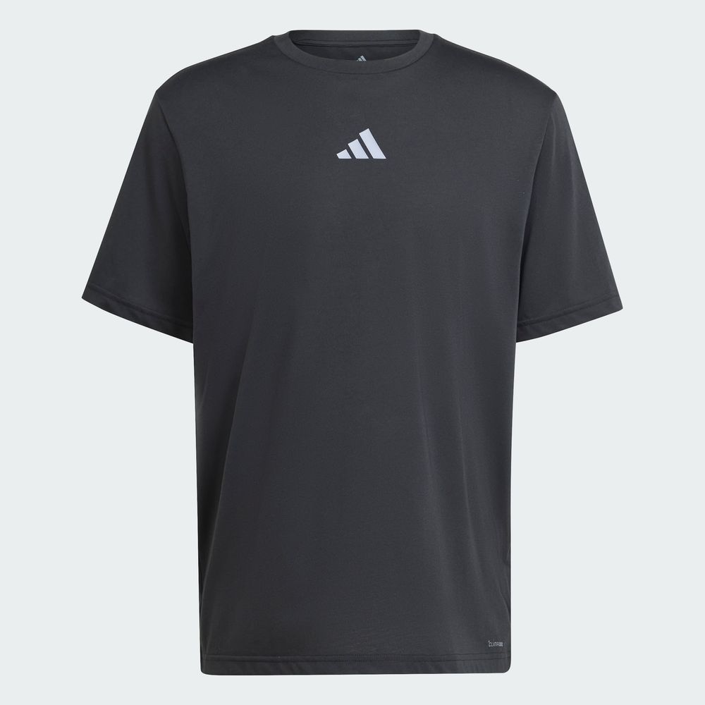 Foto 4 pulgar | Playera De Entrenamiento Climacool One Rep At A Time Estampada Adidas Negro Hombre