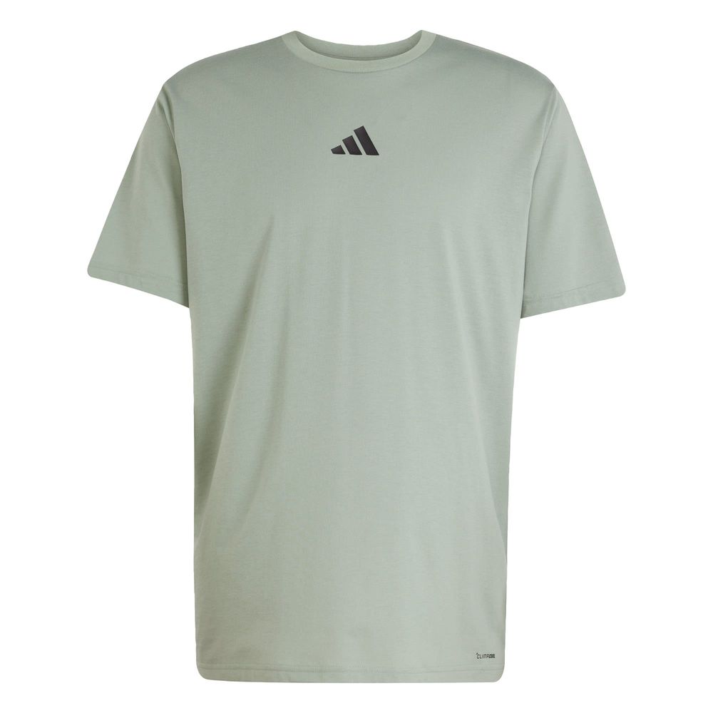 Playera De Entrenamiento Climacool One Rep At A Time Estampada Adidas Verde Hombre
