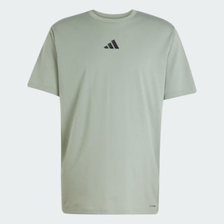 Foto 3 | Playera De Entrenamiento Climacool One Rep At A Time Estampada Adidas Verde Hombre