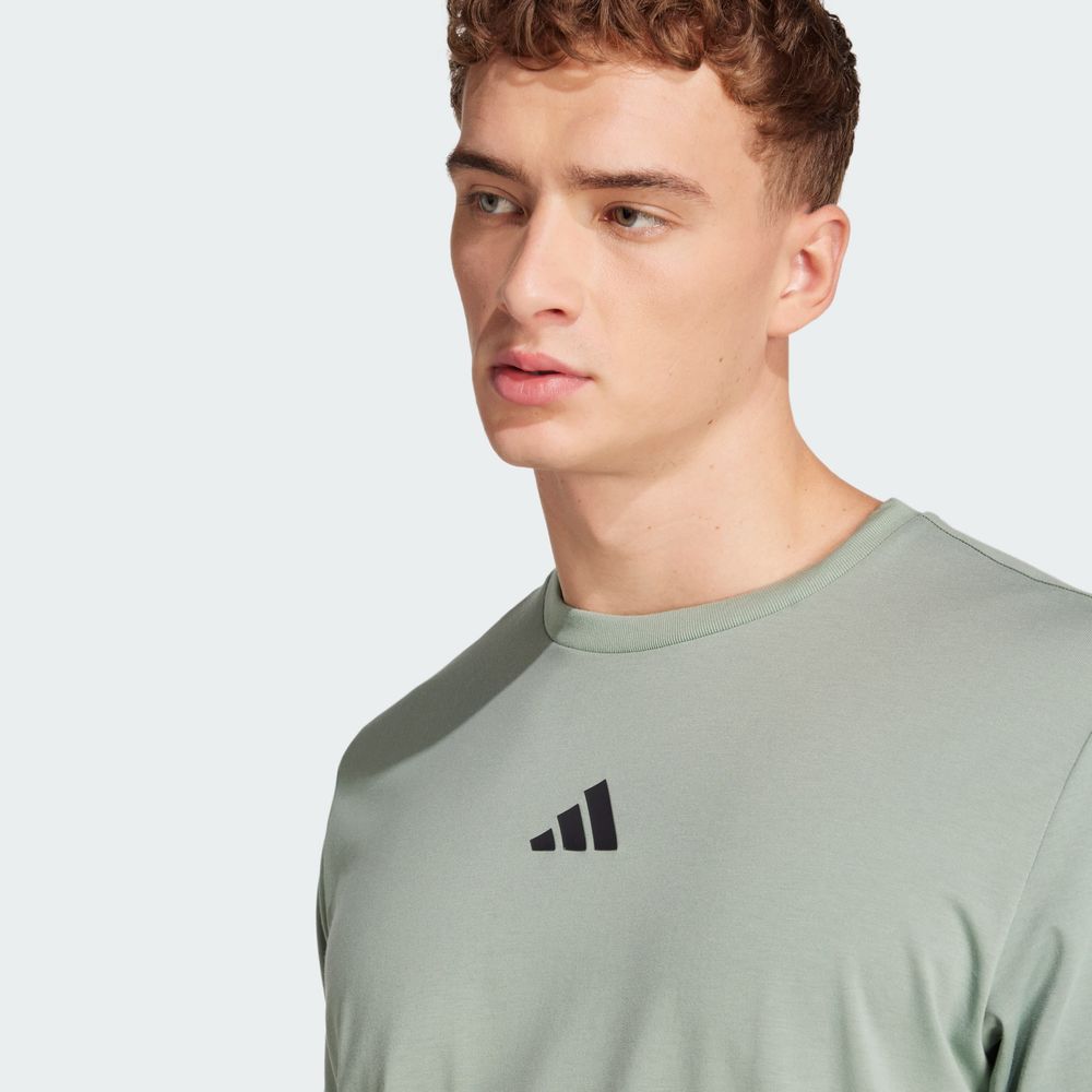 Foto 7 pulgar | Playera De Entrenamiento Climacool One Rep At A Time Estampada Adidas Verde Hombre
