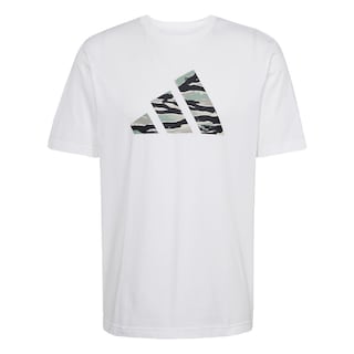 Foto 1 | Playera Codes Camo Estampada Adidas Blanco para Hombre