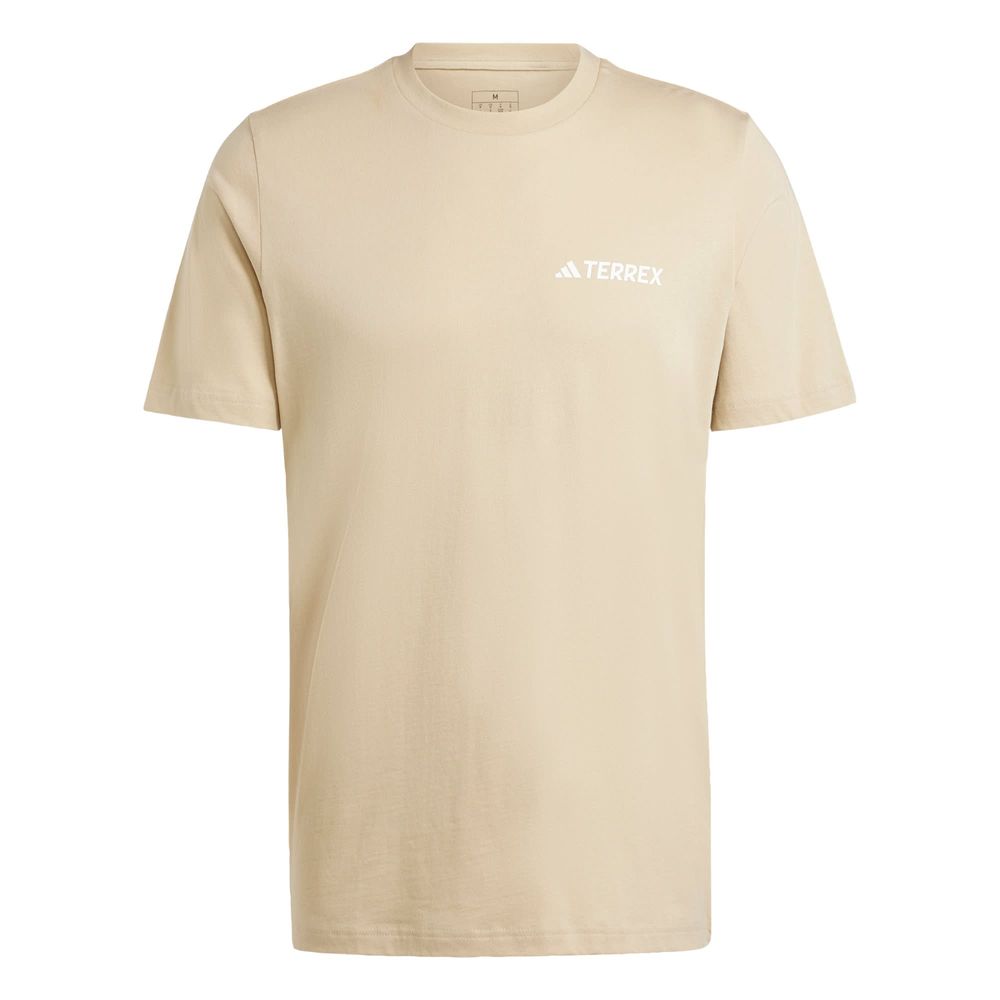 Playera Estampada Terrex Adidas Beige Hombre