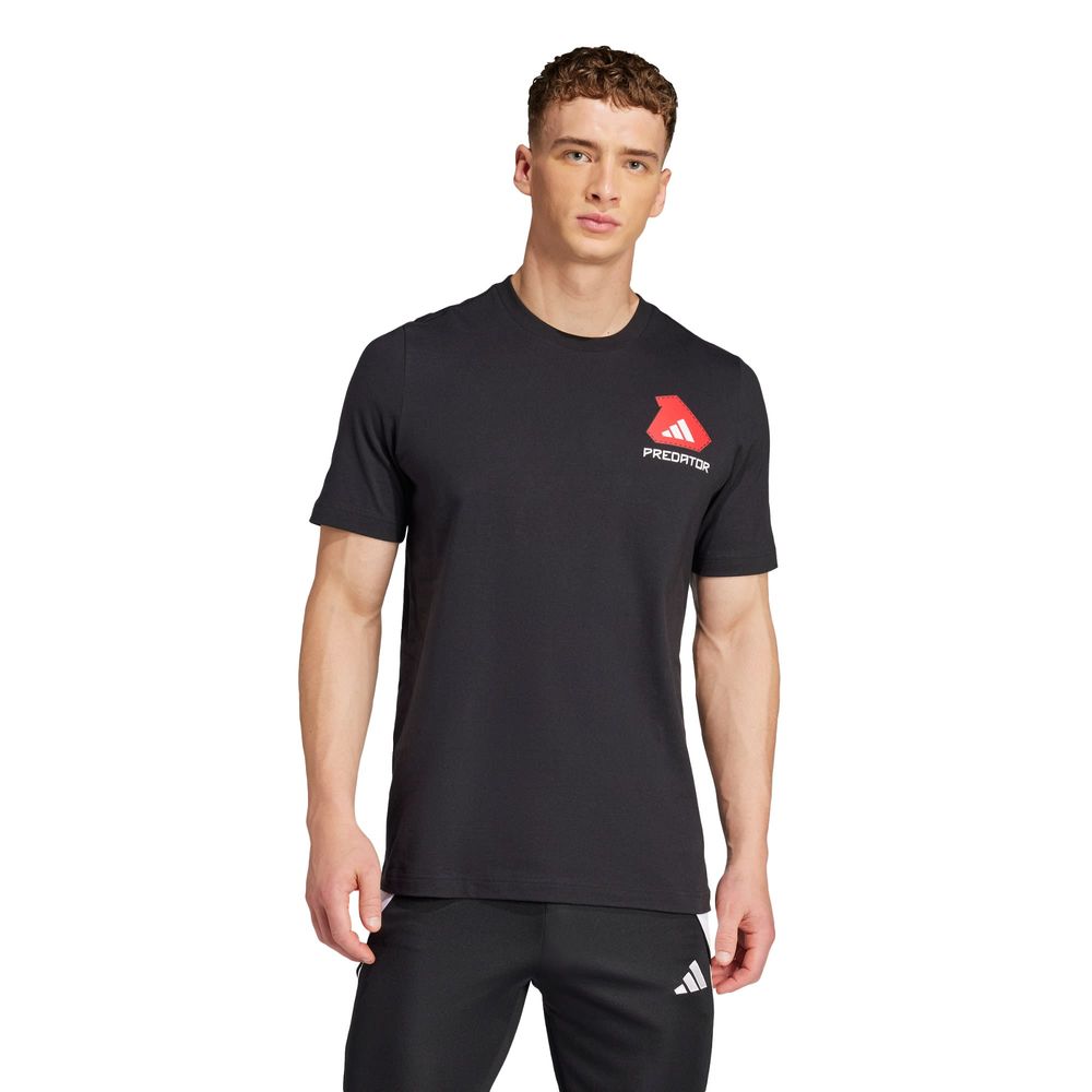 Foto 3 pulgar | Playera Predator History Estampada Adidas Negro Hombre