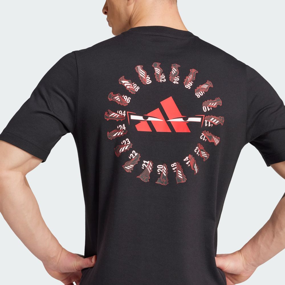 Foto 8 pulgar | Playera Predator History Estampada Adidas Negro Hombre