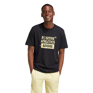 Foto 2 | M L Verb Tee Adidas Negro Hombre