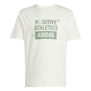 Foto 1 | M L Verb Tee Adidas Blanco Hombre