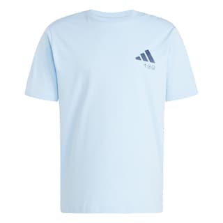 Foto 1 | Playera Estampada Lounge Verbiage Friends Of Sport Adidas Azul Hombre