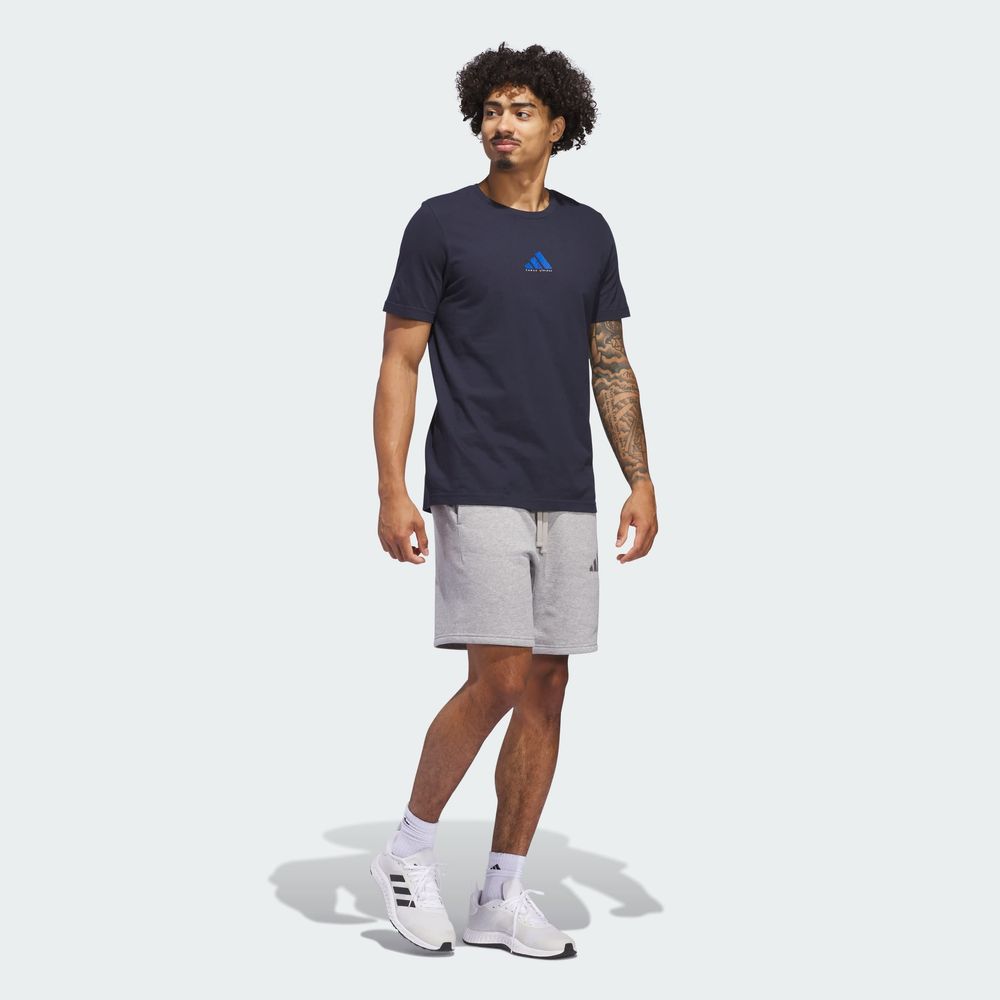 Foto 6 pulgar | M C Photo Tee Adidas Azul Hombre