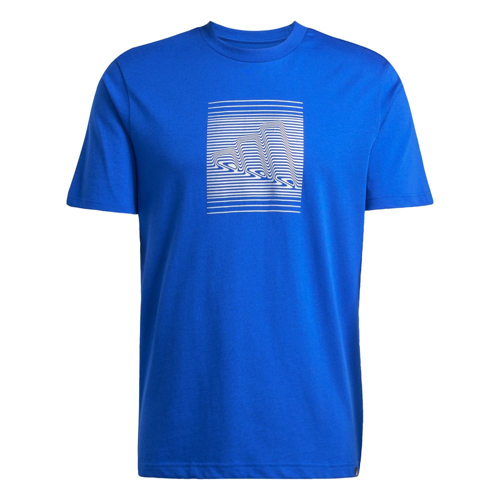 Foto 2 pulgar | Playera Tech Metallic Graphic Adidas Azul Hombre