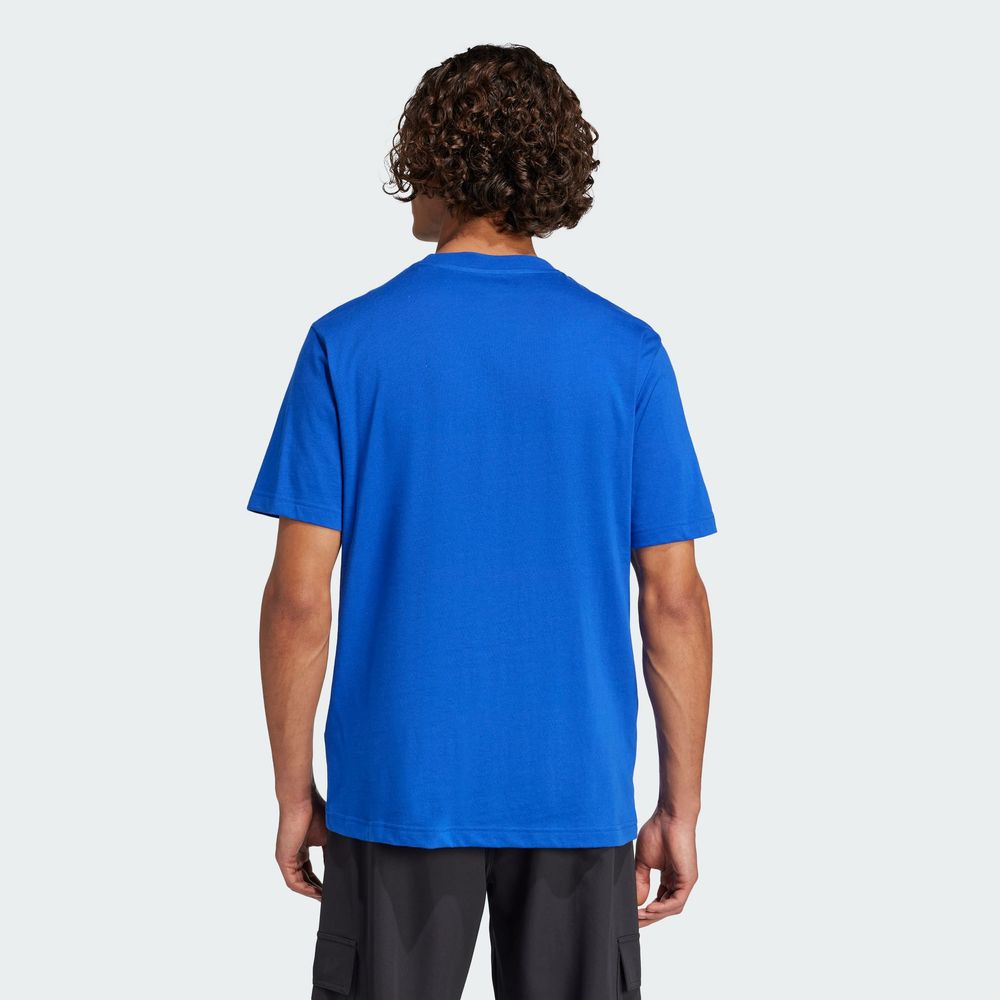 Foto 5 pulgar | Playera Tech Metallic Graphic Adidas Azul Hombre