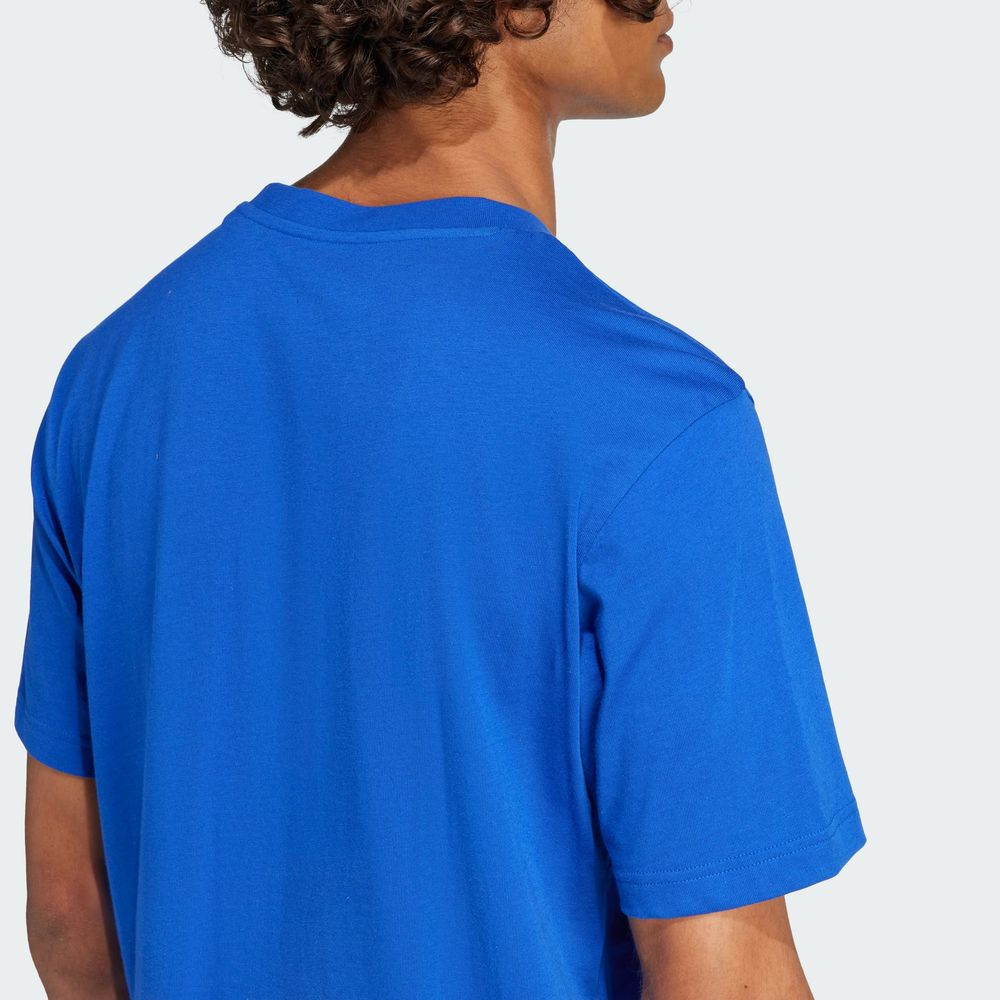 Foto 8 pulgar | Playera Tech Metallic Graphic Adidas Azul Hombre