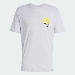 Foto 3 | Playera Estampada Lounge Still Life Lemons Adidas Gris Hombre