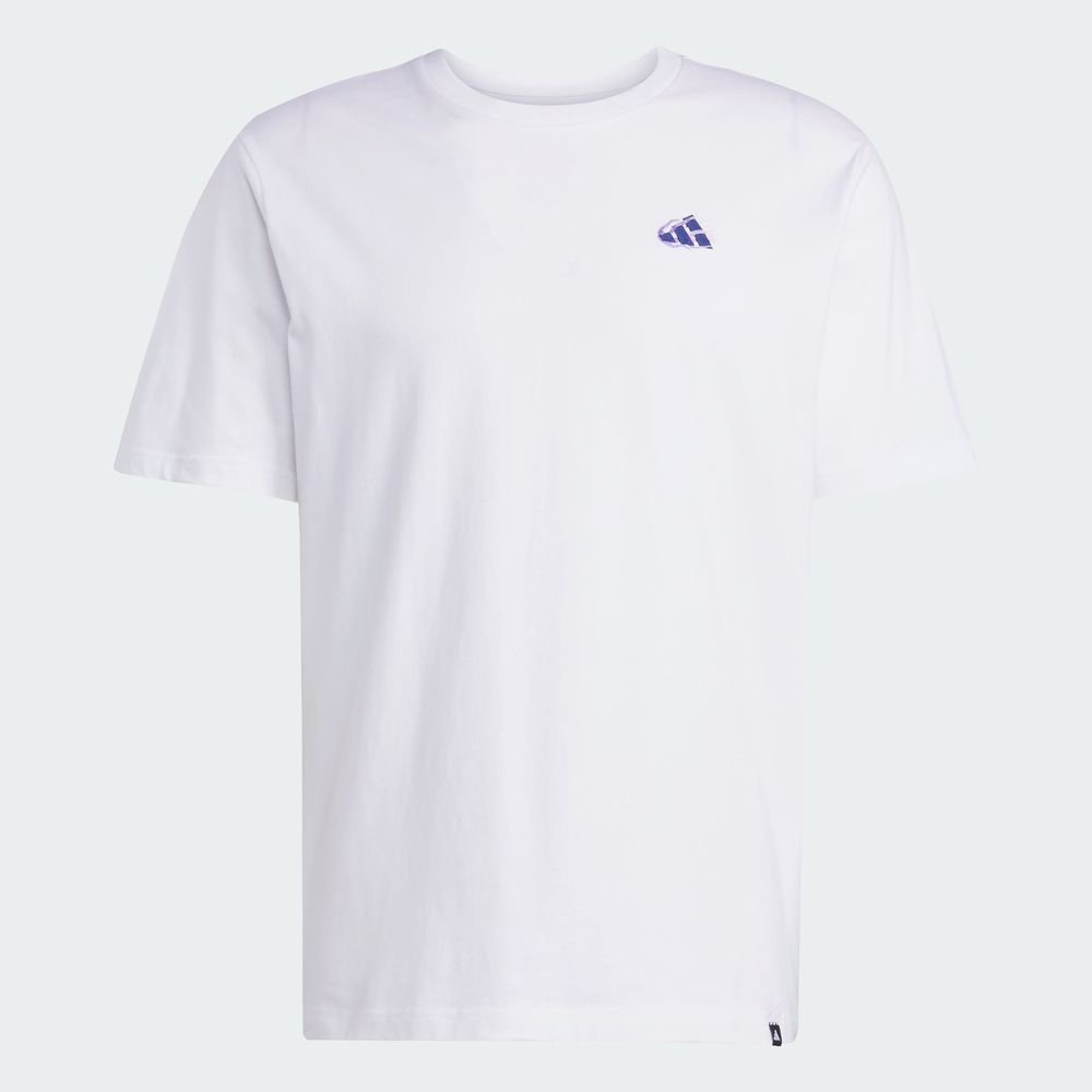 Foto 4 pulgar | M L M Emb Tee Adidas Blanco Hombre